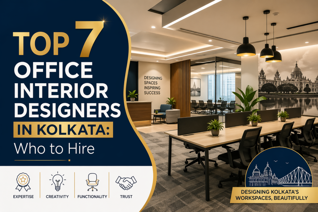 Top 7 Office Interior Designers in Kolkata: Who to Hire